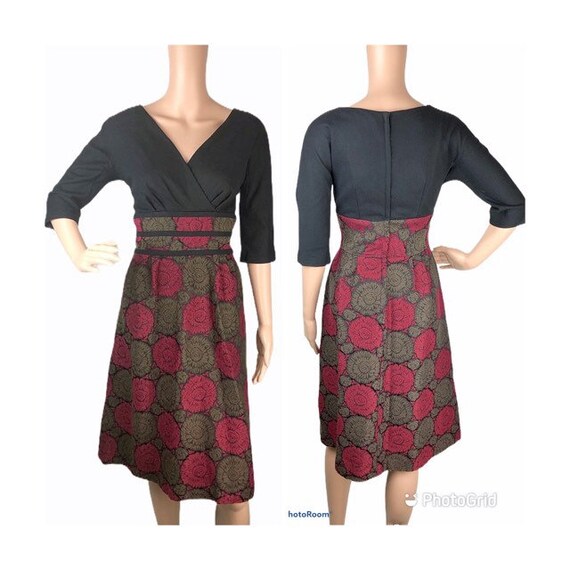 Miss Elliette Rose Black Dress Sm-Med