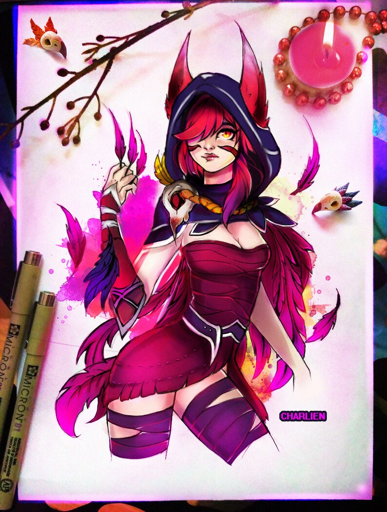 Print A4 Xayah