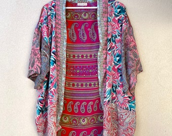 Kimono en soie Priti