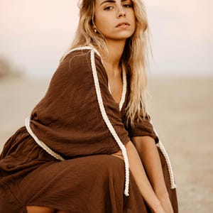 Naïade long cotton dress