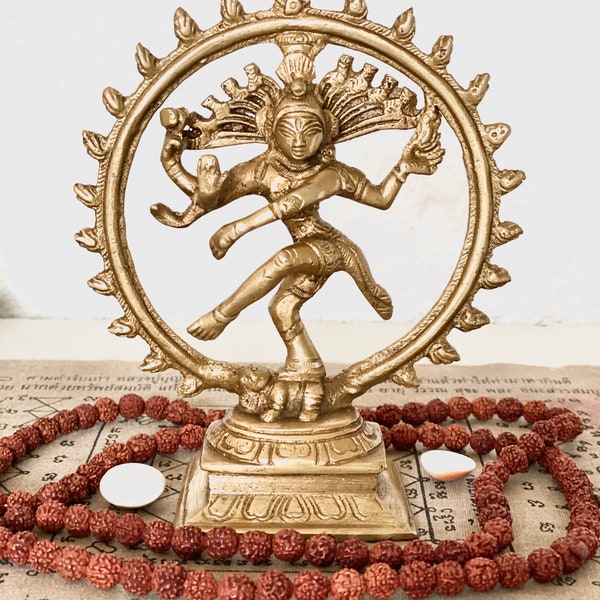 Statue Shiva Nataraja en bronze