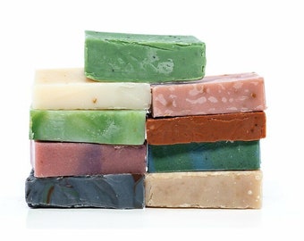 Soap Sample Box - Soap Ends - Sample Box of Soap - Soap Slivers - Soap Pieces