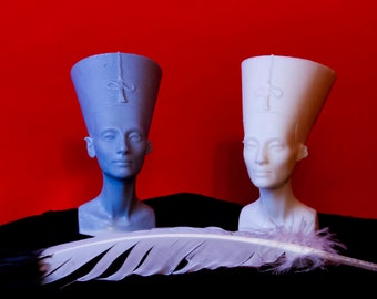 Nefertiti Bust - Nefertiti Bust Sculpture 3D Printed Scan- Egyptian Queen Sculpture - Queen Nefertiti Statue - 3D Printed Nefertiti