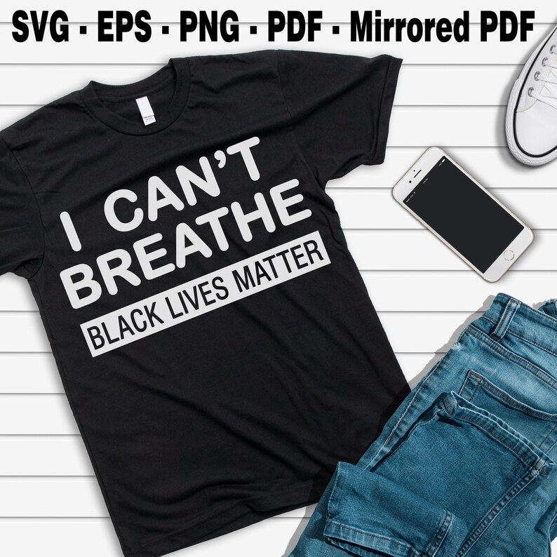 Download I Can't Breathe SVG juneteenth svg George Floyd Shirt | Etsy
