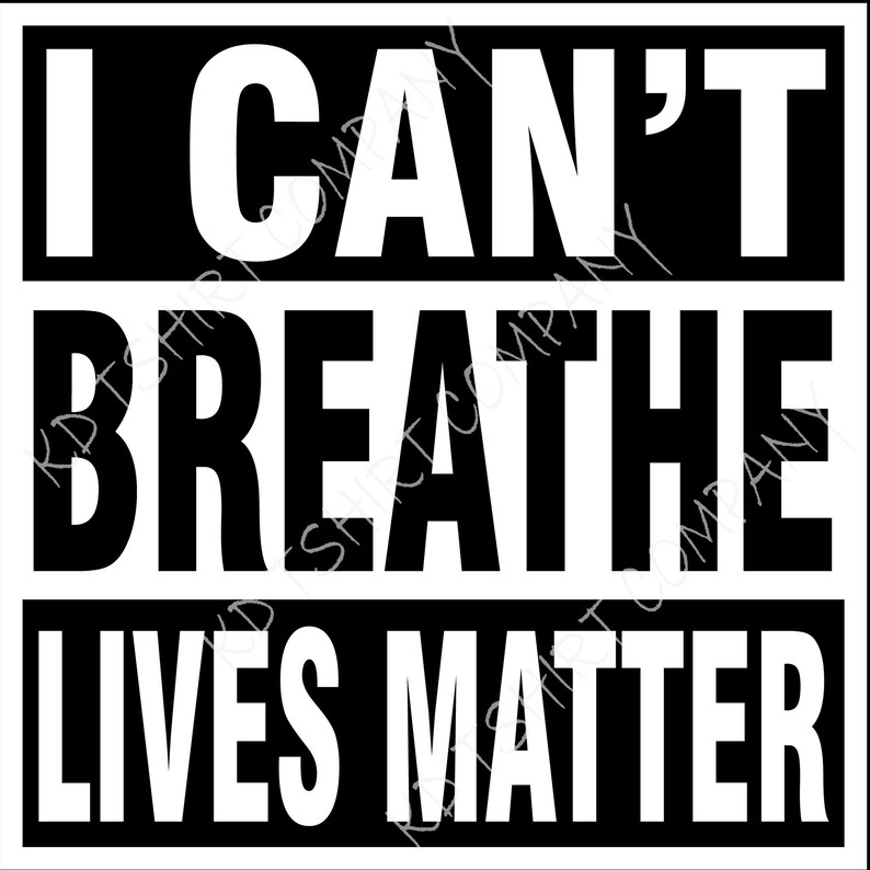 Download I Can't Breathe shirt SVG juneteenth svg George Floyd | Etsy