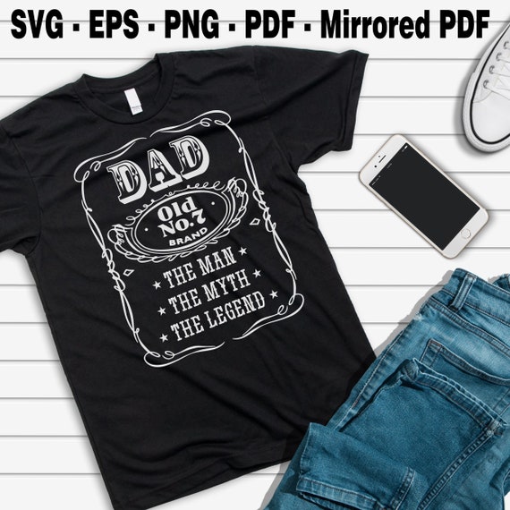 Jack Daniels Dad Svg Birthday Shirt 