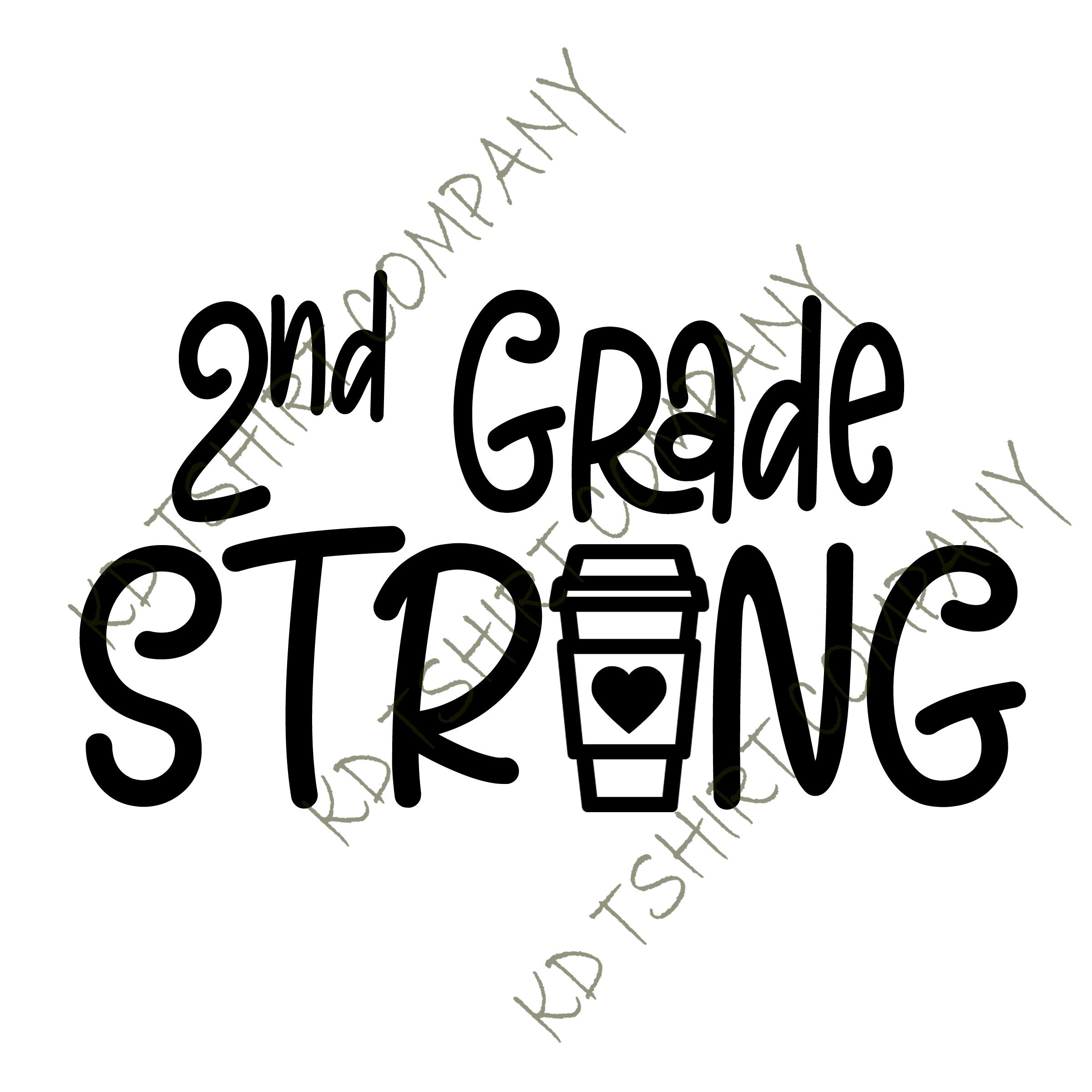Download Teacher strong svg 2nd grade teacher strong svg second grade | Etsy