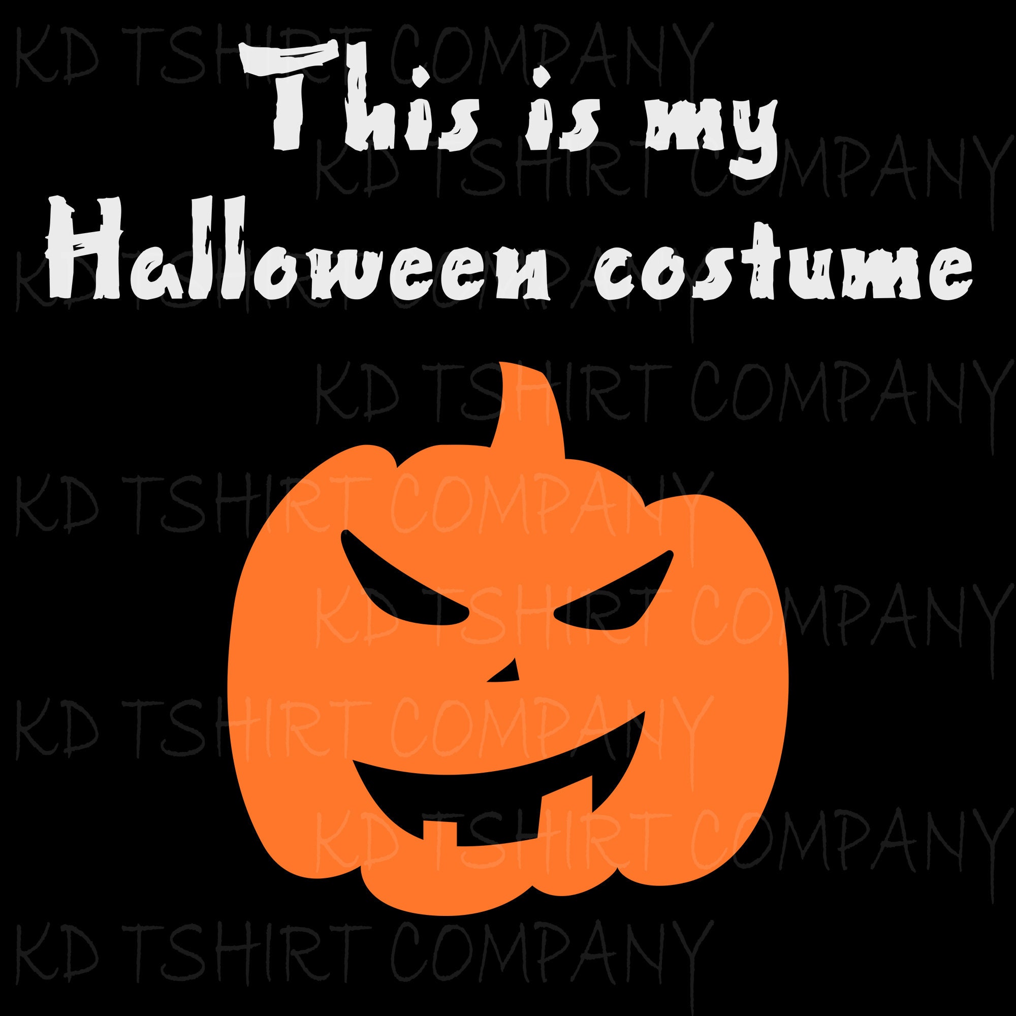 This is My Halloween Costume Shirt Svg Pumpkin SVG Funny Etsy