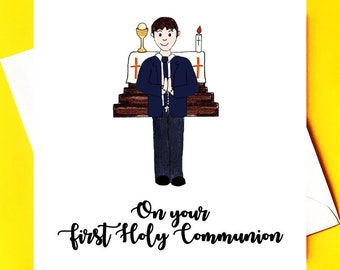 First Holy Communion Card