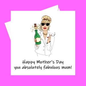Absolutamente fabulosa mamá! *Tarjeta del Día de la Madre*