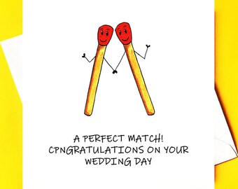 Correspondance parfaite *Carte de mariage*