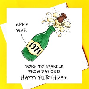 Nacido para brillar... *tarjeta de cumpleaños personalizada*