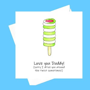 Conduce por el Twist *Tarjeta del Día del Padre*