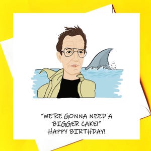 Tarjeta de cumpleaños de JAWS Robert Schneider *se puede personalizar*