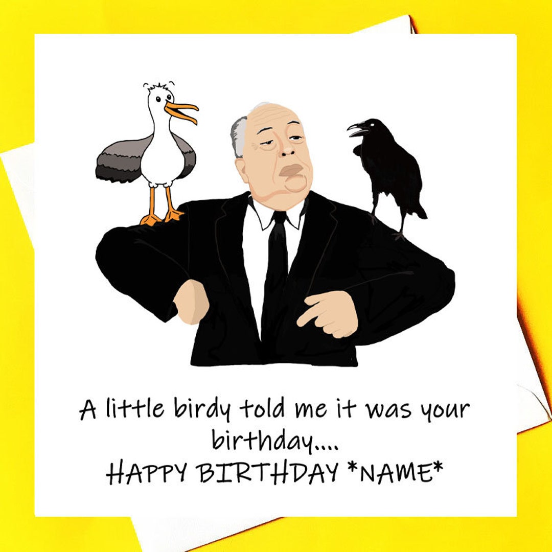 Alfred Hitchcock Birthday - Etsy