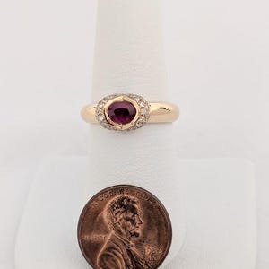 3/4 Carat Ruby & Diamond Ring 14K Gold 4 Grams Retail Price 2999.00 Make Me An Offer!