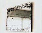 Modern Wall Mirror, Large Frameless Wall Mirror, Antiqued Mirror Glass, Verre Eglomise, 24x36 Mirror