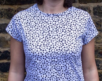 Penrose Azulejos camiseta de las mujeres, camisa gráfica de matemáticas, camiseta geométrica de las damas, patrón de teselación, geometría sagrada camisa de las niñas,