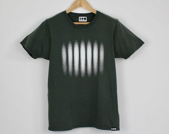 Wave Pattern T-shirt, Abstract Wave Pattern, Minimal T-shirt, Wave Interference, Physics Shirt, Science t-shirt, Science Gift,Organic Cotton