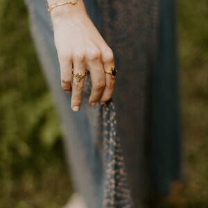 Labradorite Pieces of Me ring in Gold Vermeil image 3