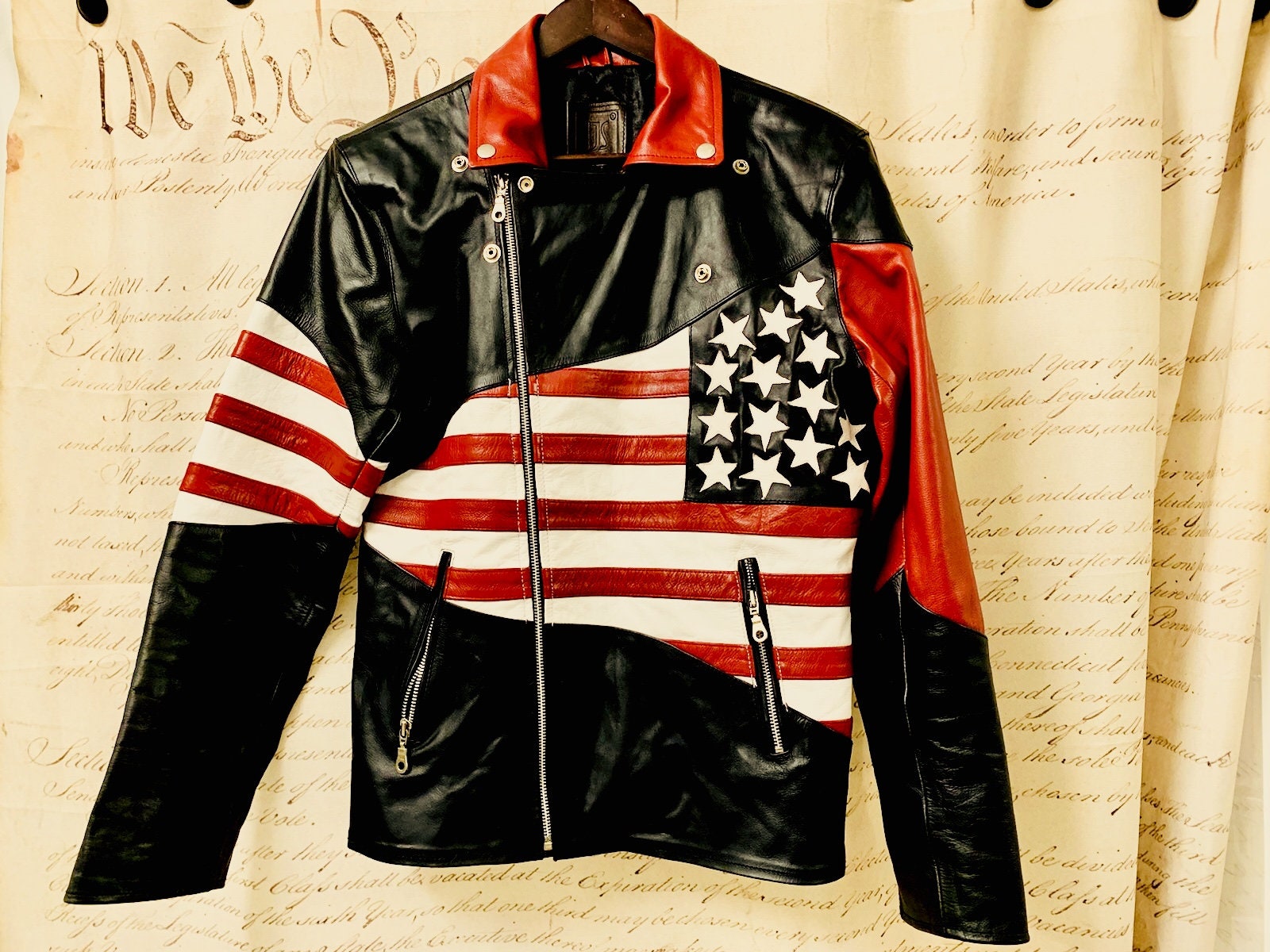 N.Hollywood Ameri Vintage 02220660901 Faux Leather Shirt