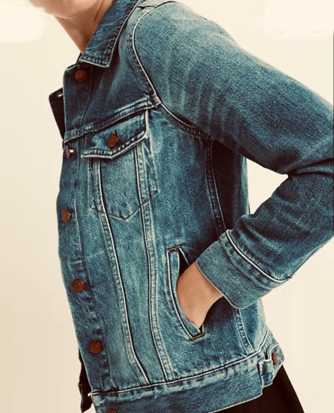 DENIM JACKET Vintage - Etsy