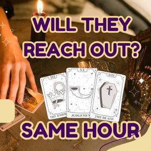 Wird er mir eine Textnachricht schreiben, werden sie sich melden, werde ich von ihm hören, warum er mich geisterte, keine Kontaktlesung, Same Hour Tarot, Tarot Liebeslesung