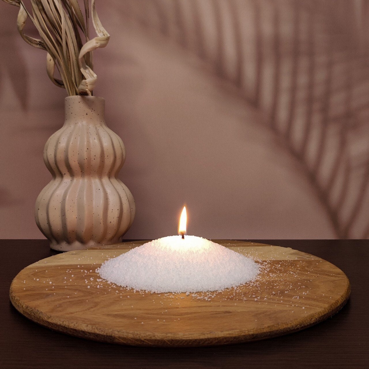 Sand Wax Candle White Sand Pearled DIY Custom Candle Wholesale Powder Gift  Candle Sand Wax Granulated Dust Wax 1,5 Kg/3.3lb 20 Wicks 6 Cm -  Norway