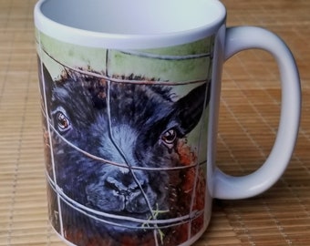 Black Sheep Mug Large - Gift for Christmas, Holiday or Birthday Under 20