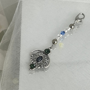 Something Blue, Bridal Pin, Good Luck Charm, Keepsake, Bridal Gift, Bridal Bouquet Charm - FINLEY
