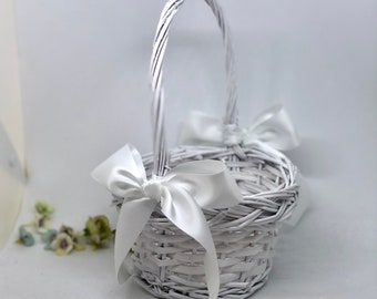 アイボリー フラワーモチーフ バスケット アイボリー フラワーモチーフ バスケット アイボリー フラワー