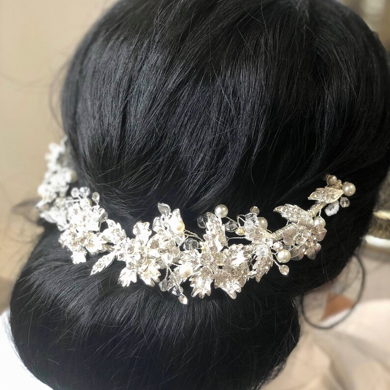 RUTH Crystal Bridal Wedding Head Piece
