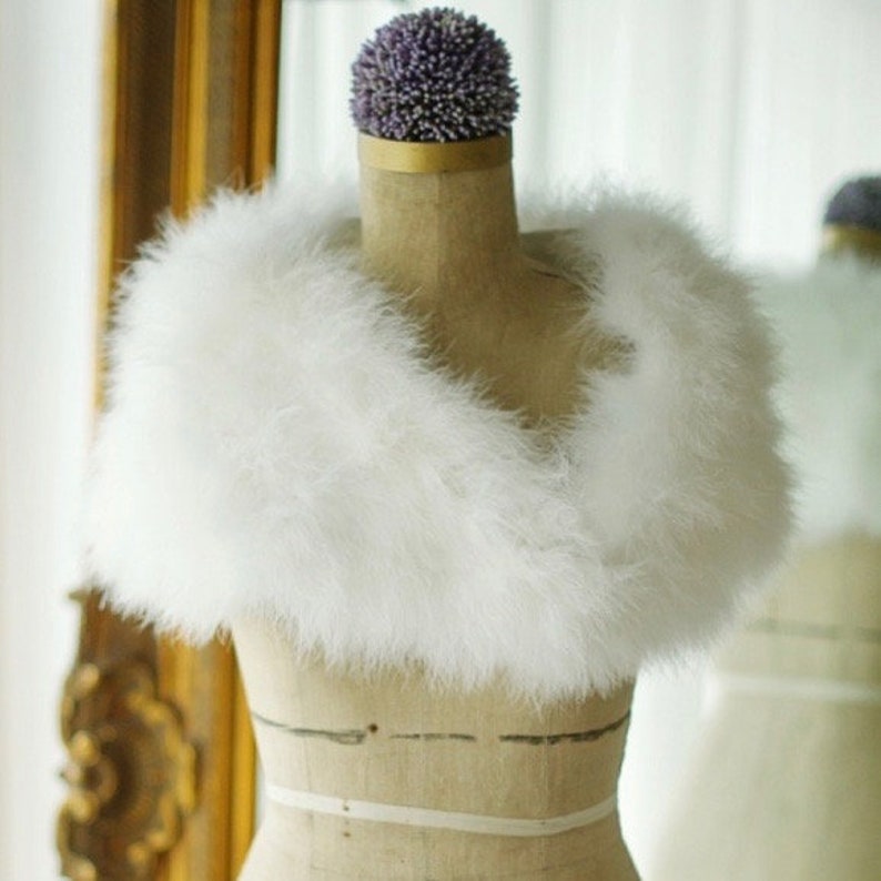 Marabou Feather Stole GARBO