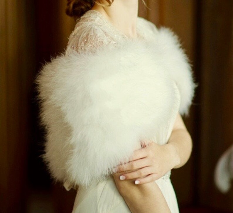 Marabou Feather Stole GARBO