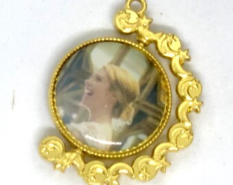 Double Sided Photo Charm, Bouquet Charm, Memory Charm, Bridal Charm, Keepsake Charm, Photo Bouquet Charm, Memorial Charm  PETA GOLD