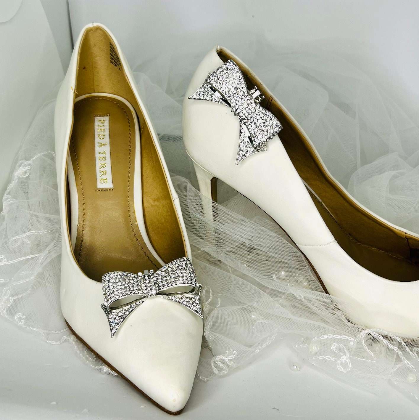 Crystal Shoe Clips Rhinestone Wedding Bridal Shoe Buckles - Temu