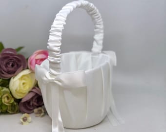 アイボリー フラワーモチーフ バスケット アイボリー フラワーモチーフ バスケット アイボリー フラワー