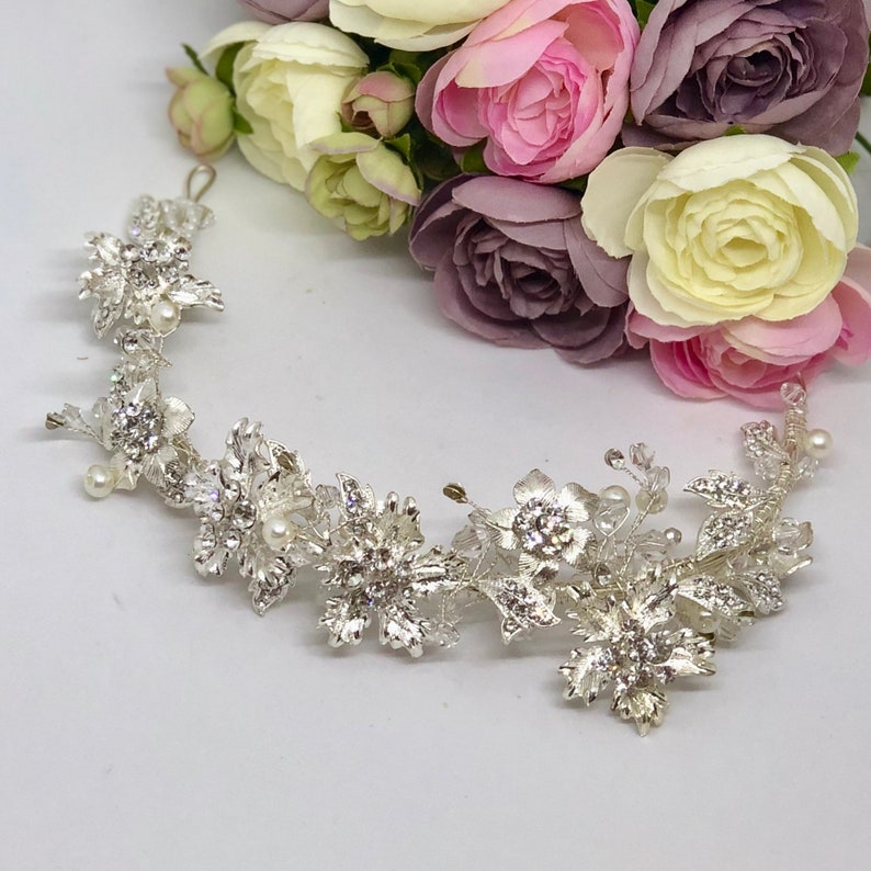 RUTH Crystal Bridal Wedding Head Piece