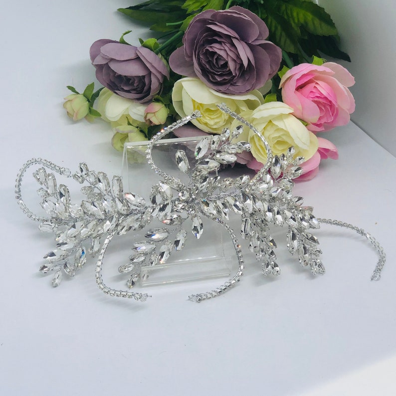 Crystal Wedding Bridal Head Piece GATSBY