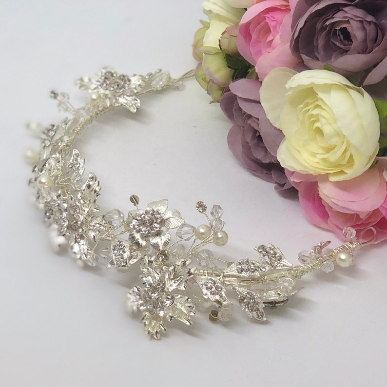 RUTH Crystal Bridal Wedding Head Piece