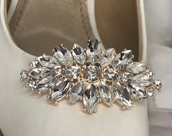 Pinzas de cristal para zapatos de novia: accesorios brillantes para zapatos de boda