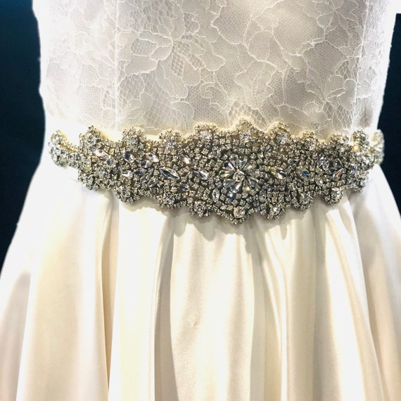 Jeweled sash belt online