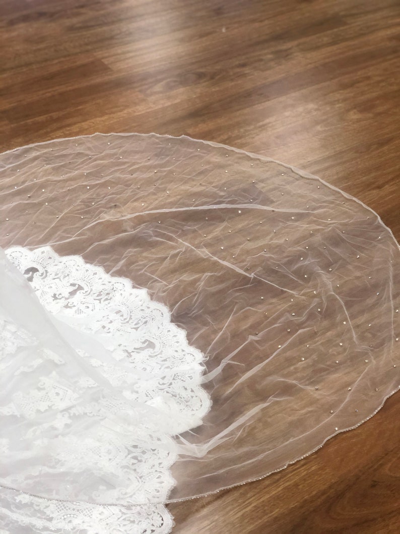 Wedding veil Ivory Veil Bridal Veil BIANCA 1 Tier Veil Cathedral Veil Veil Ivory Bridal Veil