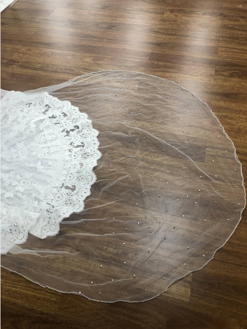 Wedding veil Ivory Veil Bridal Veil BIANCA 1 Tier Veil Cathedral Veil Veil Ivory Bridal Veil