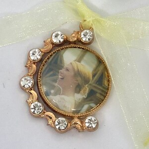 Double Sided Photo Charm, Bouquet Charm, Memory Charm, Bridal Charm, Keepsake Charm, Photo Bouquet Charm, Memorial Charm  PETA ROSE GOLD