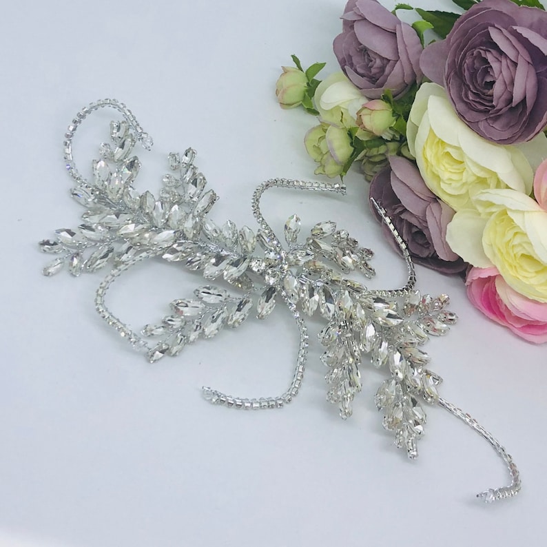 Crystal Wedding Bridal Head Piece GATSBY