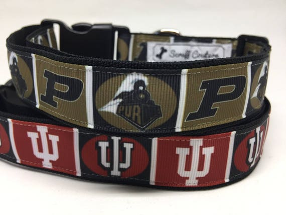 Indiana University Nylon Adjustable Dog Collar