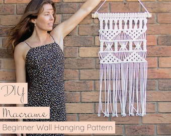 PATTERN Macrame Wall Hanging Beginner
