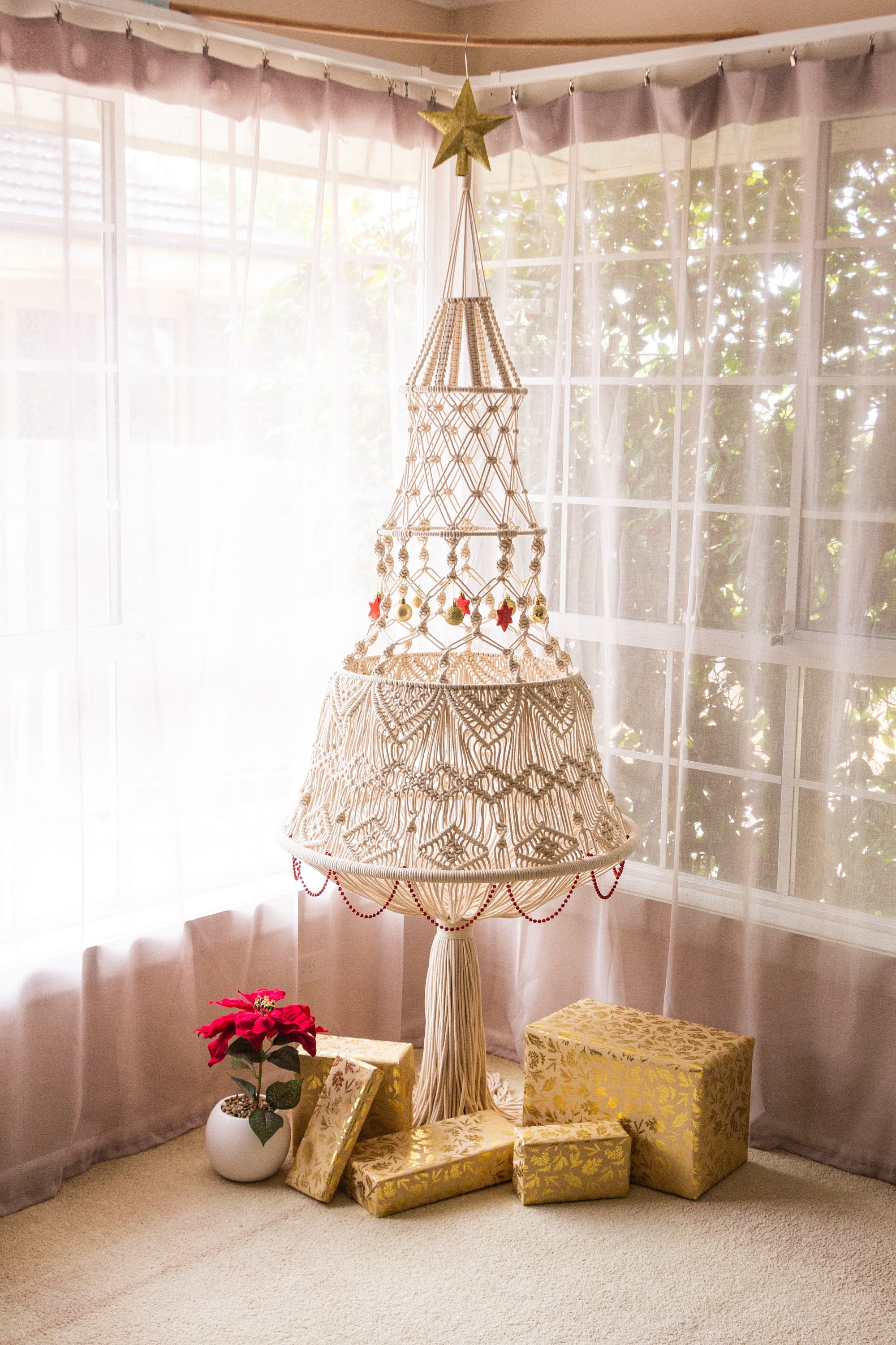 PATTERN Large Macrame Christmas Tree - Etsy