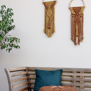 PATTERN Macrame Two Tone Wall Hanging DIY image 3